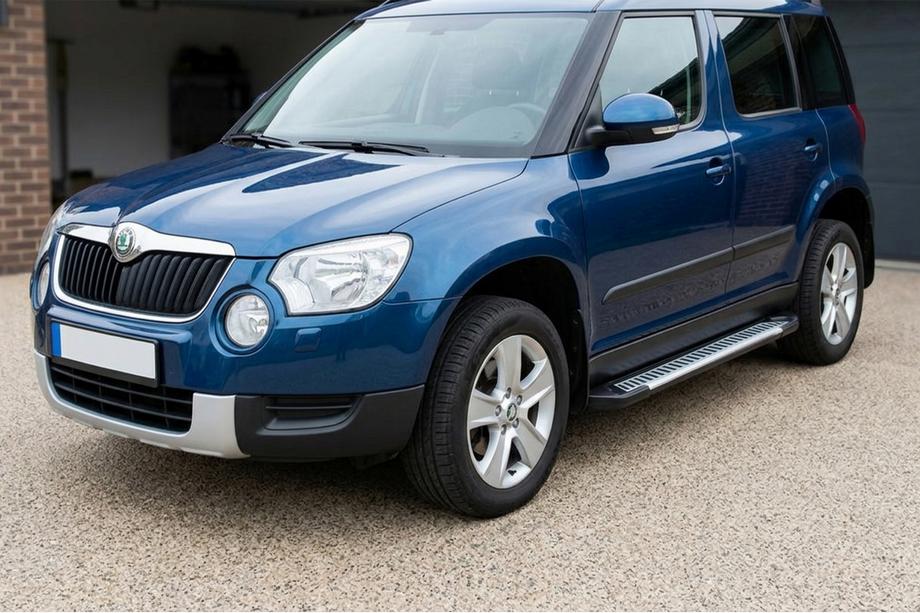 Skoda Yeti 2009–2017 Stranski pragovi Line (2 kos, aluminij) Image