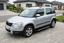 Skoda Yeti 2009–2017 Bočne stopnice Duru (2 kosa, aluminij) fotografija 1