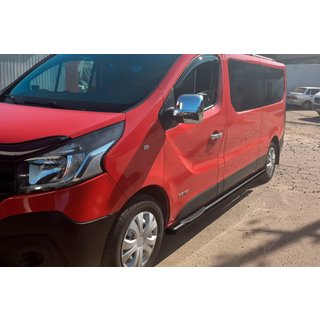 Stranske cevi BB002 Black (2 kosa, nerjavno jeklo) Opel Vivaro 2001–2015 fotografija 4