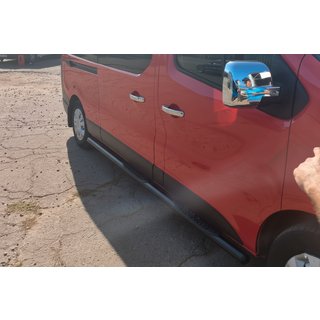 Stranske cevi BB002 Black (2 kosa, nerjavno jeklo) fotografija 4