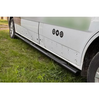 Stranske cevi BB002 Black (2 kosa, nerjavno jeklo) Fiat Talento 2016– fotografija 3