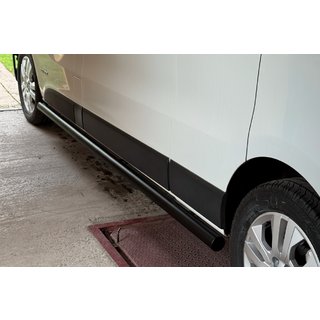 Stranske cevi BB002 Black (2 kosa, nerjavno jeklo) fotografija 2