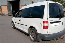 Volkswagen Caddy 2010–2015 Stranske cevi BB001 Black (2 kos, nerjaveče jeklo) Ø60, različica Maxi fotografija 5