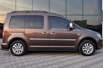 Volkswagen Caddy 2010–2015 Stranske cevi BB001 Black (2 kos, nerjaveče jeklo) Ø60, različica Maxi fotografija 9