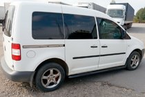 Volkswagen Caddy 2020– Stranske cevi BB001 Black (2 kos, nerjaveče jeklo) fotografija 2