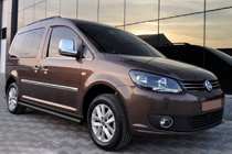 Volkswagen Caddy 2020– Stranske cevi BB001 Black (2 kos, nerjaveče jeklo) fotografija 1
