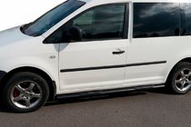 Volkswagen Caddy 2020– Stranske cevi BB001 Black (2 kos, nerjaveče jeklo) fotografija 5