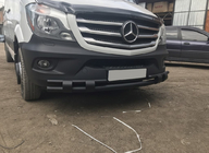 Mercedes Sprinter W906 2006–2018 Sprednja spodnja zaščitna cev Shark Black (nerjavno jeklo) od 2013 fotografija 1