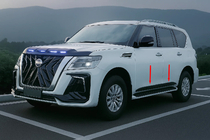 Infiniti QX80 2013–2024 Zaščitne letve vrat (4 kosi, črne) fotografija 6