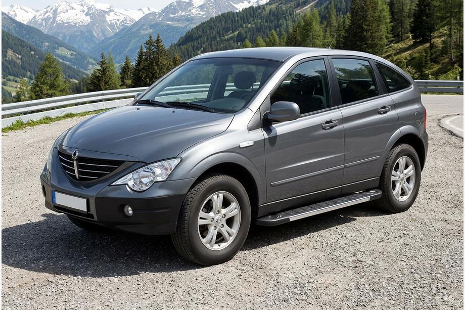 SsangYong Action 2005–2018 Stranske stopnice RedLine V1 (2 kos, aluminij) Image