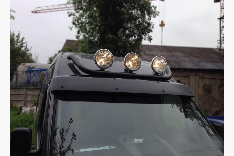 Mercedes Sprinter W907/W910 2018– Zgornji lok Black (nerjaveče jeklo) Image