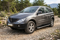 SsangYong Action 2005–2018 Stranski pragovi Maydos V1 (2 kos, aluminij ↗ nerjaveče jeklo) fotografija 1