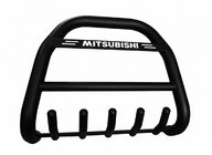 Mitsubishi Pajero Wagon IV 2006–2021 Sprednji zaščitni lok (bullbar) QT012 Black (nerjavno jeklo) fotografija 1
