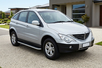 SsangYong Action 2005–2018 Stranske stopnice Tayga Grey (2 kos, aluminij) fotografija 1
