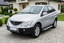 SsangYong Action 2005–2018 Stranske stopnice Allmond Grey (2 kosa, aluminij) fotografija 1