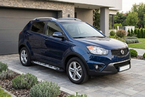 SsangYong Korando 2010–2019 Bočni pragovi Sunrise (2 kos, aluminij) fotografija 1