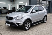 SsangYong Korando 2010–2019 Bočne stopnice Duru (2 kosa, aluminij) fotografija 1