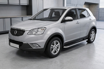 SsangYong Korando 2010–2019 Stranski pragovi Maydos V1 (2 kos, aluminij ↗ nerjaveče jeklo) fotografija 1