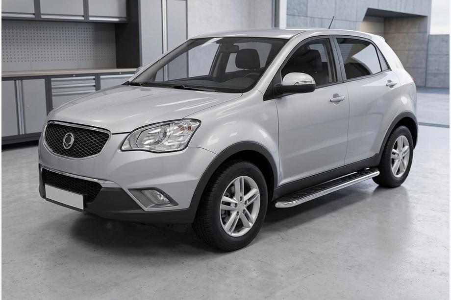 SsangYong Korando 2010–2019 Stranski pragovi Maydos V1 (2 kos, aluminij ↗ nerjaveče jeklo) Image
