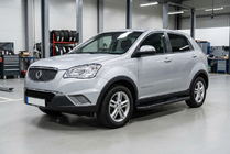 SsangYong Korando 2010–2019 Bočne stopnice Bosphorus Black (2 kos, aluminij) fotografija 1