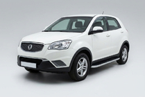 SsangYong Korando 2010–2019 Stranski pragovi Tayga Grey (2 kosa, aluminij) fotografija 1