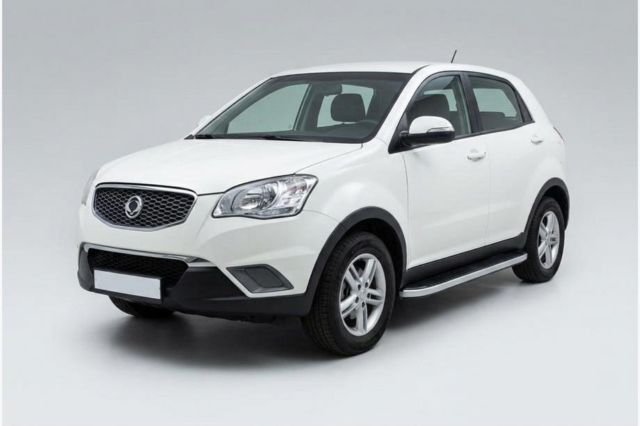 SsangYong Korando 2010–2019 Stranski pragovi Tayga Grey (2 kosa, aluminij) Image