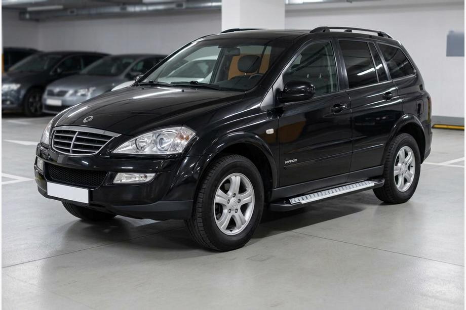 SsangYong Kyron 2005–2014 Stranske stopnice Allmond Grey (2 kosa, aluminij) Image
