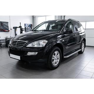 Stranski pragovi Maydos V1 (2 kos, aluminij ↗ nerjaveče jeklo) SsangYong Kyron 2005–2014 fotografija 1