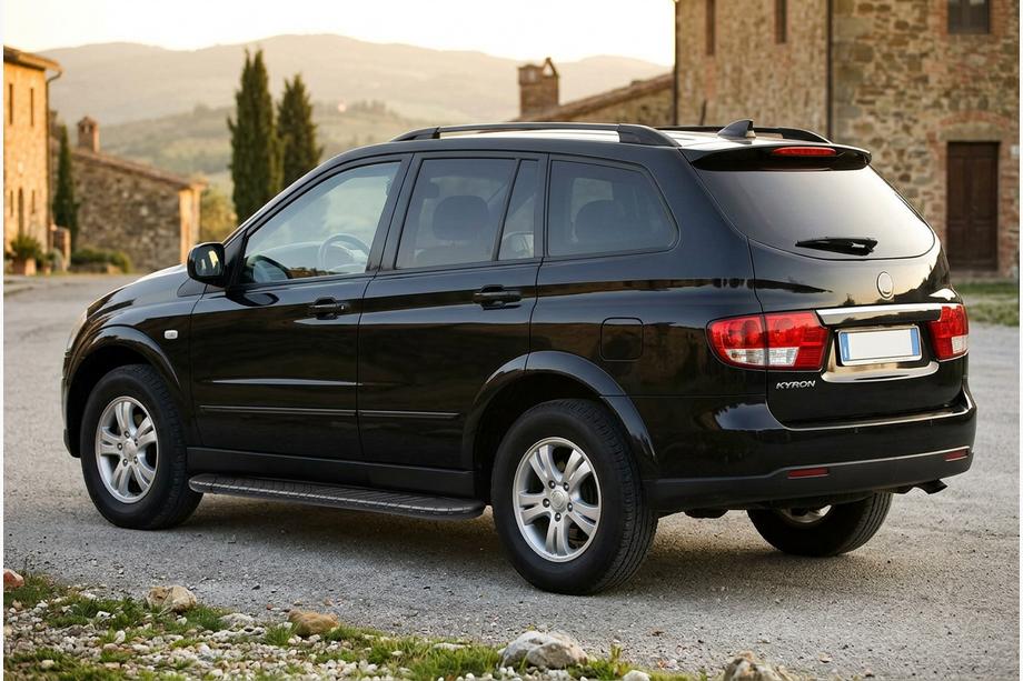 SsangYong Kyron 2005–2014 Bočne stopnice Bosphorus Black (2 kos, aluminij) Image