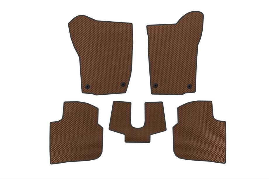Seat Toledo 2012–2019 EVA avto preproge (rjave) Image