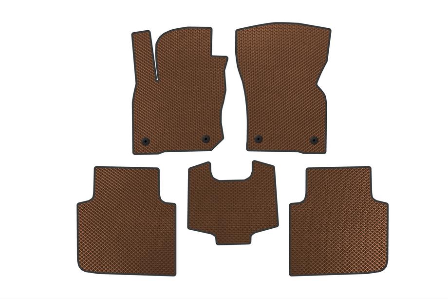Skoda Kodiaq 2023– EVA avto preproge (rjave) Image