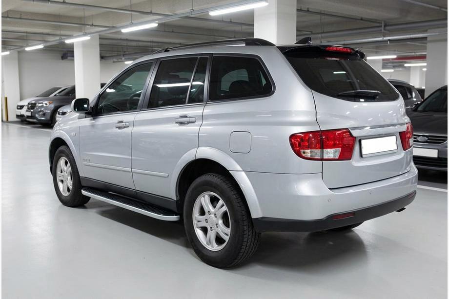 SsangYong Kyron 2005–2014 Stranske stopnice Tayga Grey (2 kos, aluminij) Image