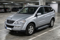 SsangYong Kyron 2005–2014 Stranske stopnice Rainbow (2 kos, aluminij) fotografija 1