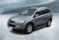 SsangYong Kyron 2005–2014 Bočne stopnice Fullmond (2 kos, aluminij) fotografija 1