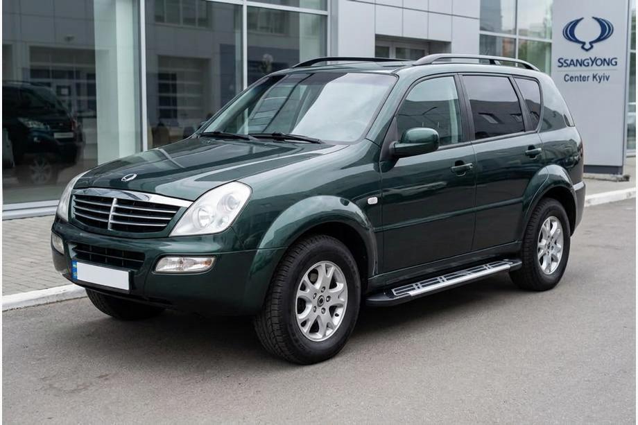 SsangYong Rexton I 2001–2017 Stranske stopnice Sunrise (2 kos, aluminij) 2012-2017 Image