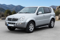 SsangYong Rexton I 2001–2017 Stranske stopnice RedLine V1 (2 kos, aluminij) 2012-2017 fotografija 1