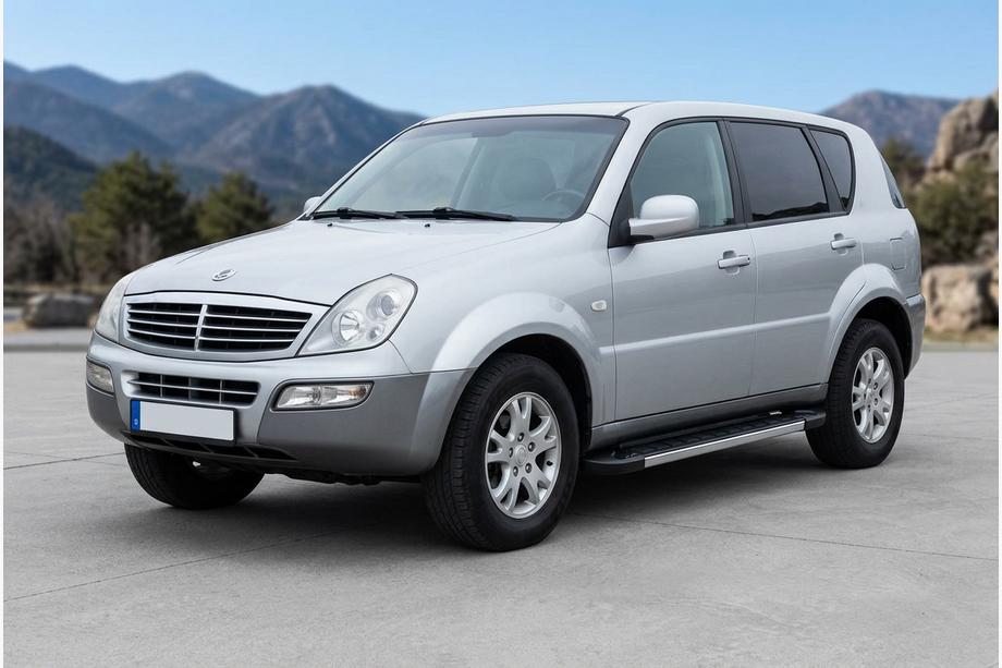 SsangYong Rexton I 2001–2017 Stranske stopnice RedLine V1 (2 kos, aluminij) 2012-2017 Image