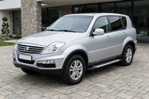 SsangYong Rexton I 2001–2017 Stranski pragovi Line (2 kos, aluminij) 2005-2012 fotografija 1