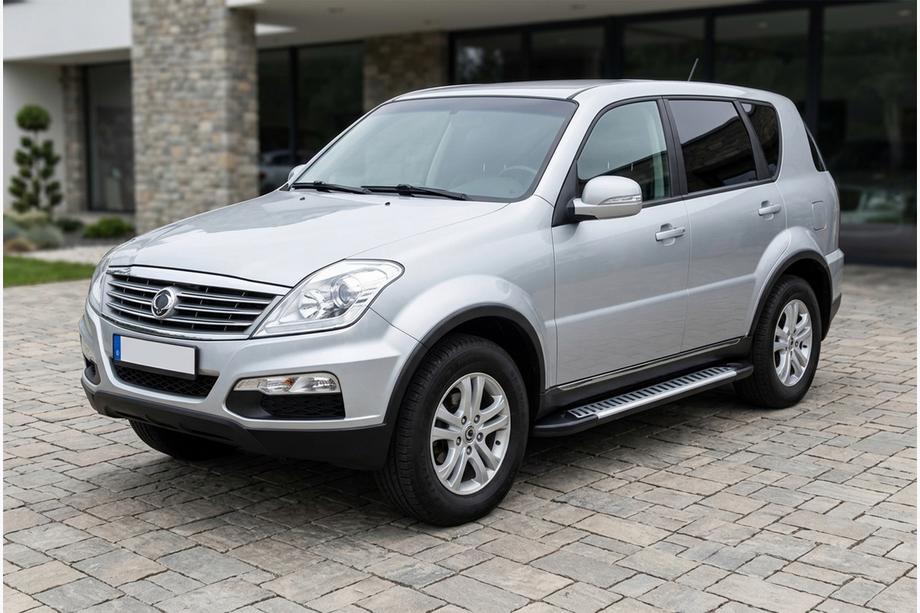 SsangYong Rexton I 2001–2017 Stranski pragovi Line (2 kos, aluminij) 2005-2012 Image