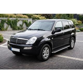 Stranski pragovi Maydos V1 (2 kos, aluminij ↗ nerjaveče jeklo) SsangYong Rexton I 2001–2017 fotografija 1