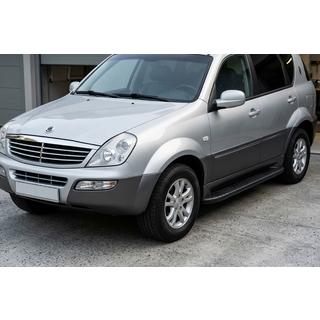 Bočne stopnice Bosphorus Black (2 kos, aluminij) SsangYong Rexton I 2001–2017 fotografija 1