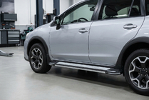 Subaru XV 2011–2017 Stranske stopnice Rainbow (2 kos, aluminij) fotografija 1