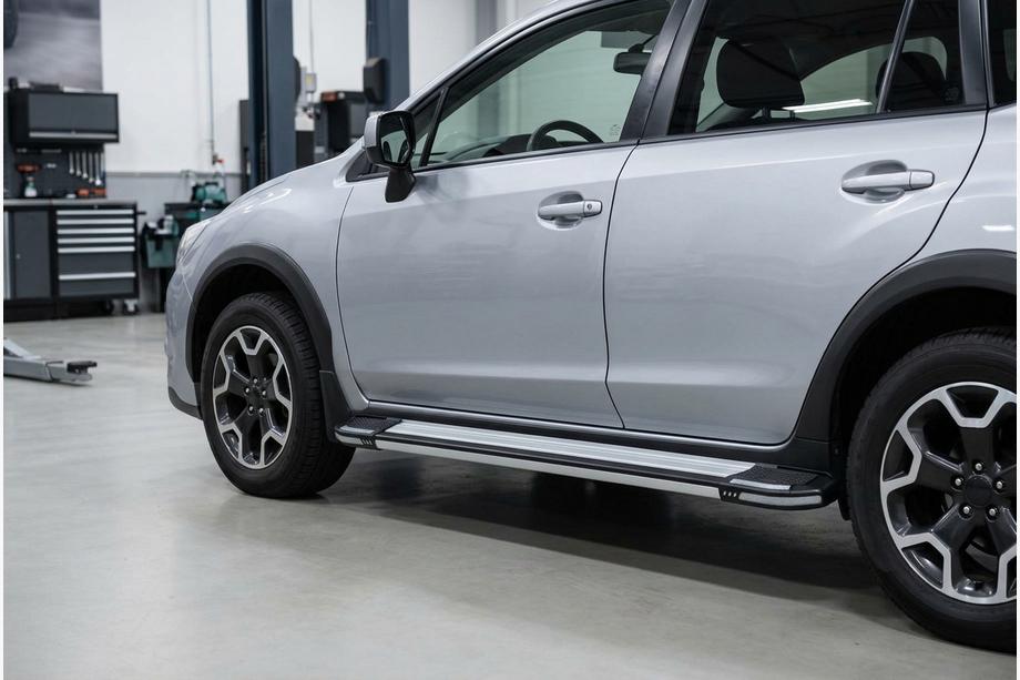 Subaru XV 2011–2017 Stranske stopnice Rainbow (2 kos, aluminij) Image