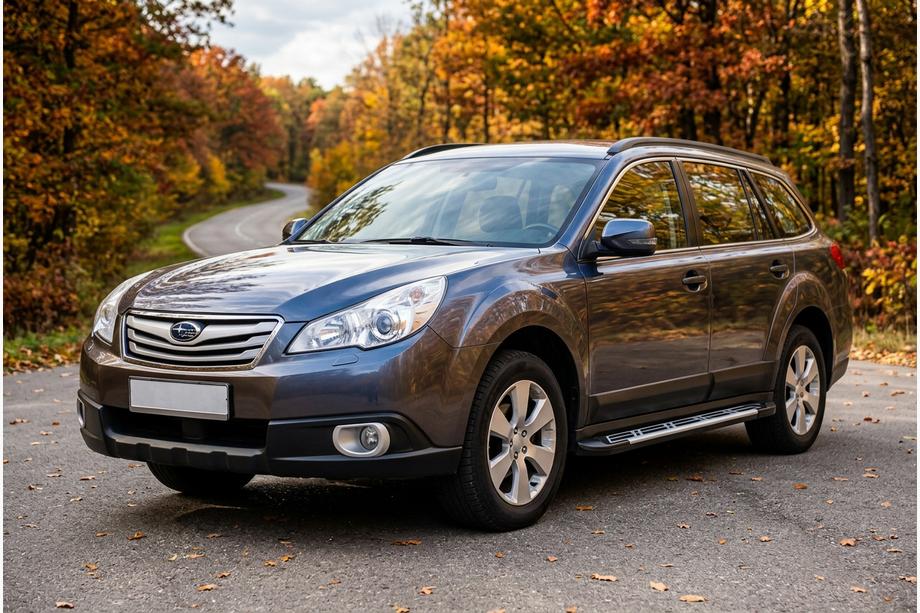 Subaru Outback 2009–2014 Stranske stopnice Sunrise (2 kos, aluminij) Image