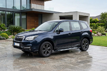 Subaru Forester 2013–2018 Stranske stopnice Sunrise (2 kos, aluminij) fotografija 1