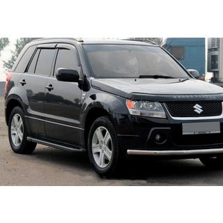 Bočne stopnice Allmond Black (2 kos, aluminij) Suzuki Grand Vitara 2005–2017 fotografija 1