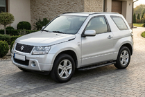 Suzuki Grand Vitara 2005–2017 Stranske stopnice RedLine Black (2 kosa, aluminij) fotografija 1