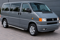 Volkswagen T4 Transporter 1990–2003 Stranske stopnice RedLine V1 (2 kos, aluminij) Kratka medosna razdalja fotografija 1