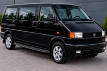 Volkswagen T4 Transporter 1990–2003 Bočne stopnice Bosphorus Black (2 kos, aluminij) Dolga medosna razdalja fotografija 1
