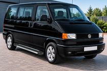Volkswagen T4 Caravelle/Multivan 1990–2003 Stranske stopnice RedLine V1 (2 kos, aluminij) fotografija 1